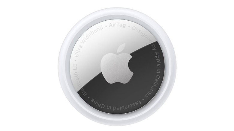 Front side of Apple AirTag
