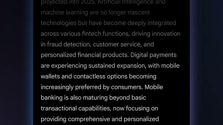 A lot of words as a response to a chat.