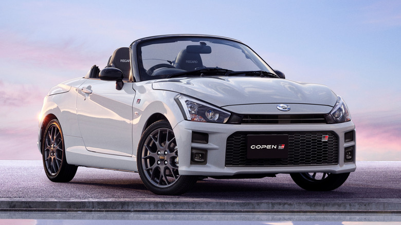 Toyota Copen GR Sport at sunrise