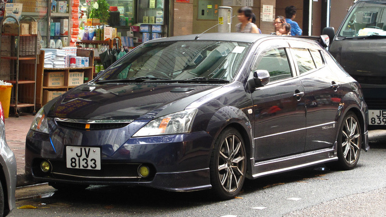 Toyota WiLL VS on the street in Hong Kong
