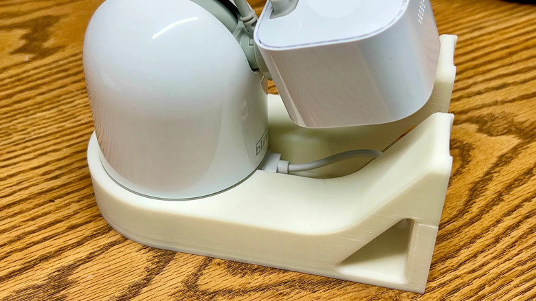 Blink Mini Pan Tilt camera on a 3D printed base