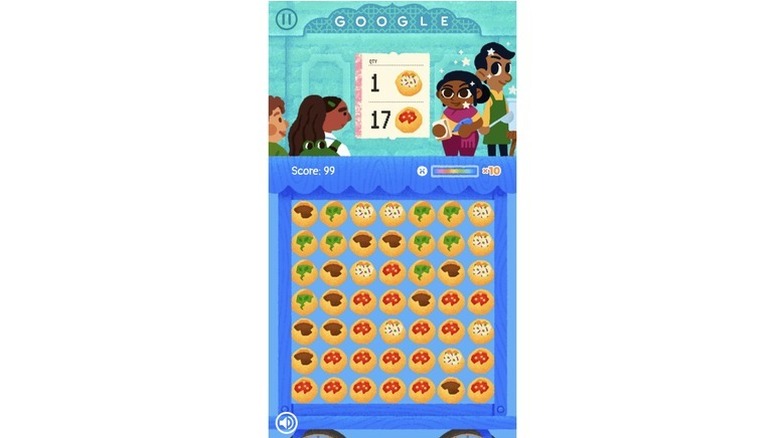 Google Celebrating Pani Puri Doodle