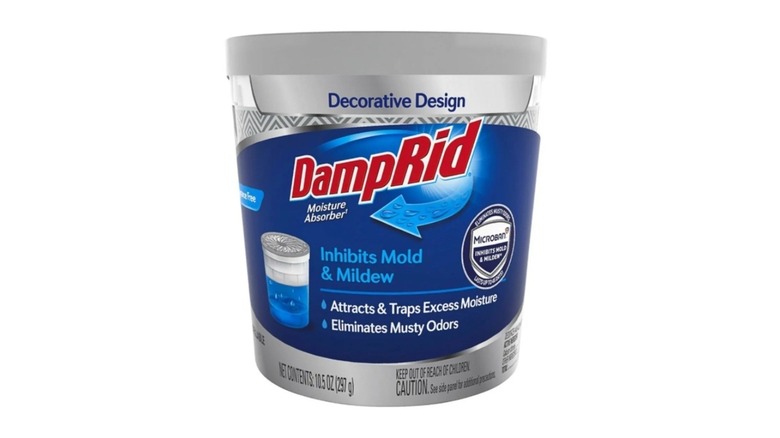 Product package of DampRid moisture absorber