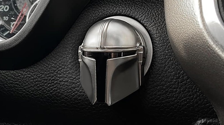 Mandalorian push to start button cover