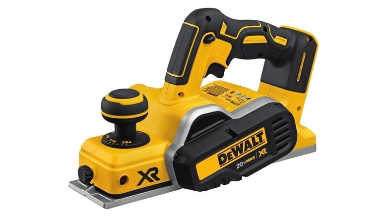 DeWalt yellow and black planer