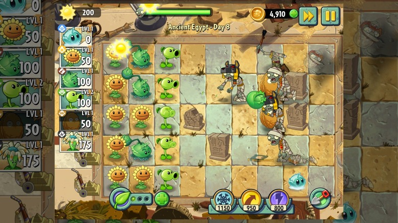 a PvZ 2 level