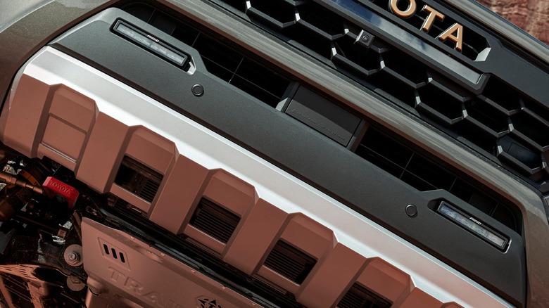 fog lights on a Toyota Tacoma