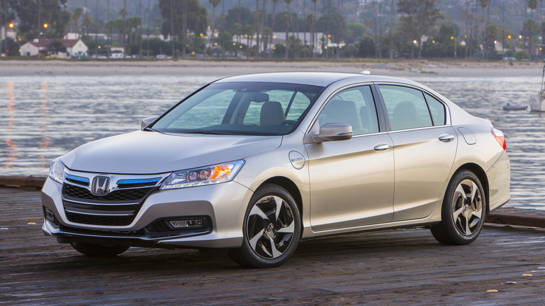 2014 Honda Accord Plug-In Hybrid on a pier