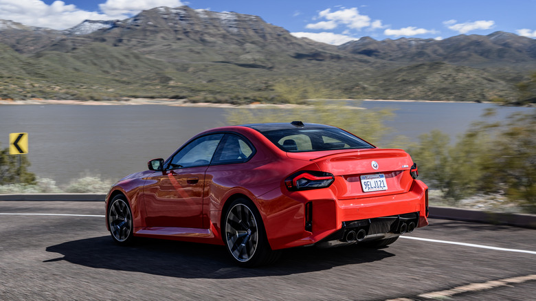 2023 BMW M2 rear three-quarter