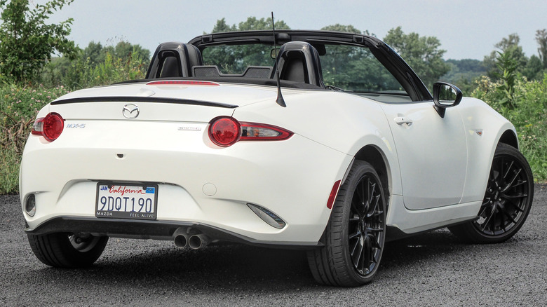 2023 Mazda MX-5 Miata Club rear 3/4s