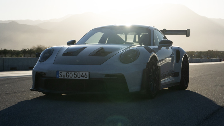 992 Porsche 911 GT3 RS at sunset
