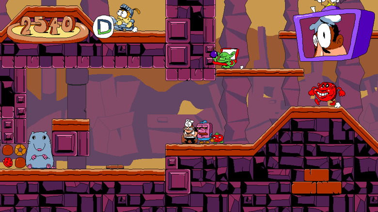 Peppino Spaghetti in Pizza Tower level