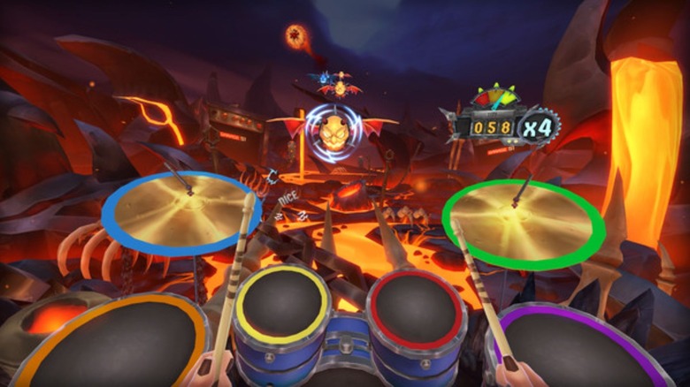 drums rock vr game