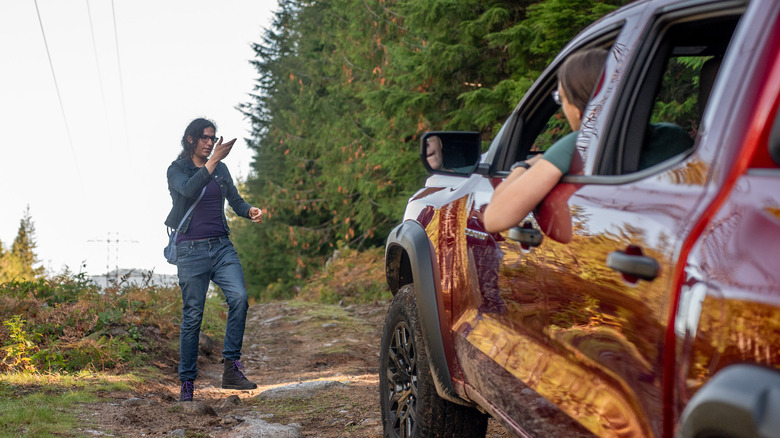 Me getting spotted in Snoqualmie. 