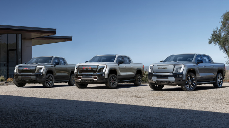 GMC Sierra EV line-up