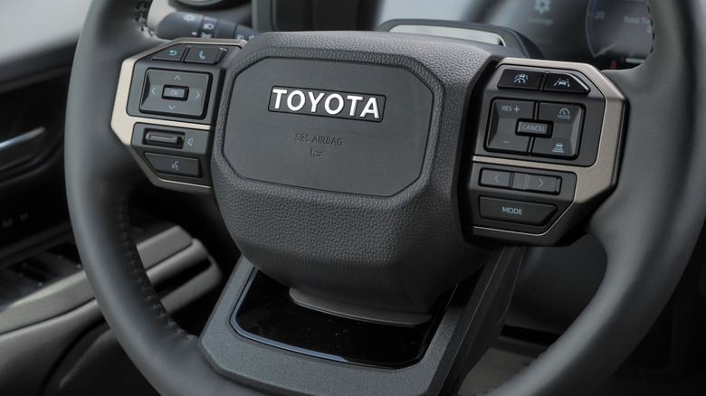 2024 Land Cruiser steering wheel