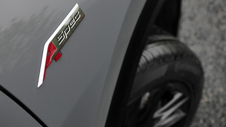 2025 Acura ADX badge and front wheel