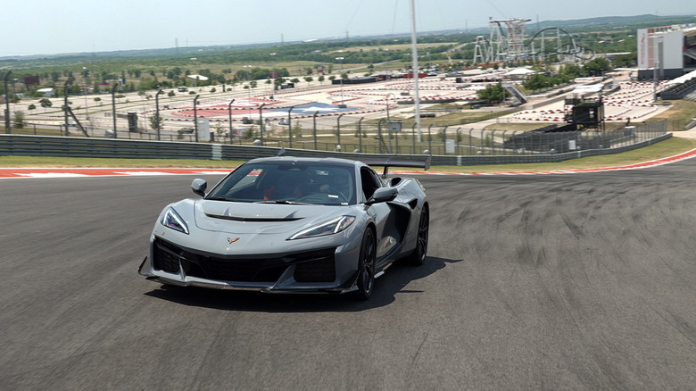 2025 Chevrolet Corvette ZR1 on track at COTA