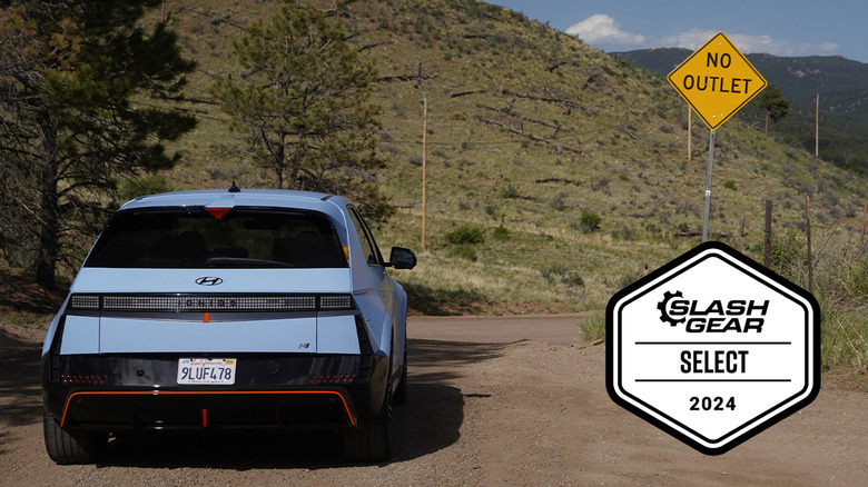 2025 Hyundai Ioniq 5 N on dirt road in Colorado