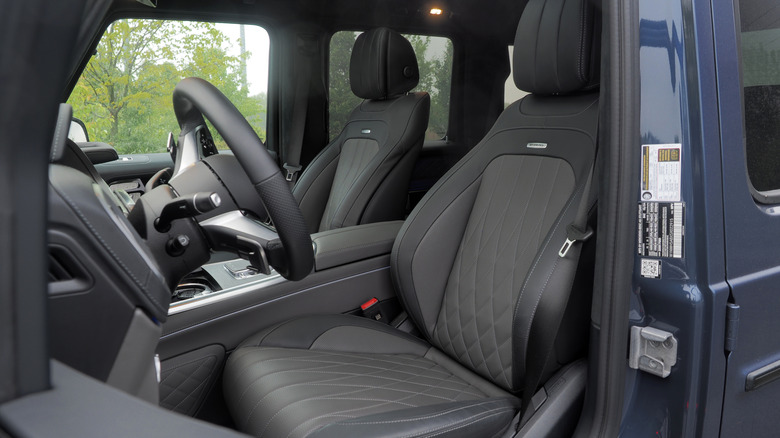 2025 Mercedes-AMG G 63 front seats