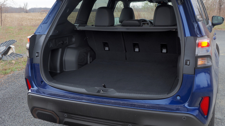 2025 Subaru Forester Sport trunk open