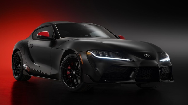 Studio photo of Toyota GR Supra MkV Final Edition