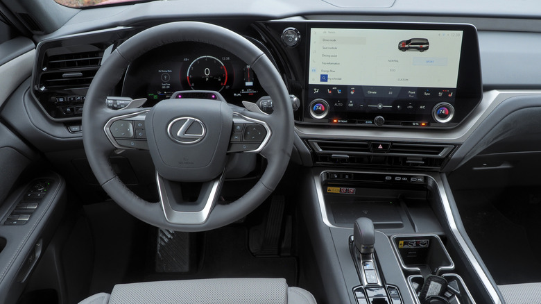 2026 Lexus TX 550h+ dashboard
