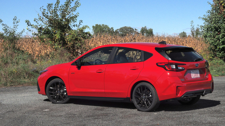 2026 Subaru Impreza rear 3/4 view