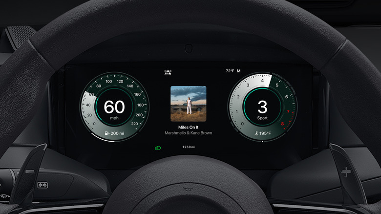 Apple CarPlay Ultra with the Now Playing screen