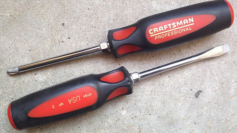 pair of western forge craftsman screwdrivers
