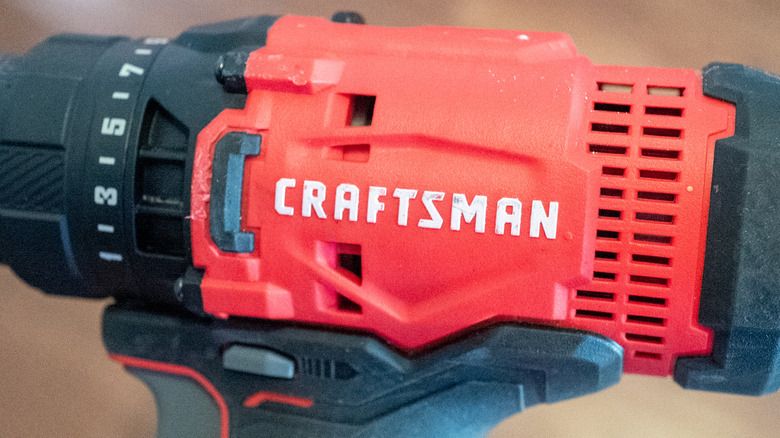 Logo on a Craftsman drill