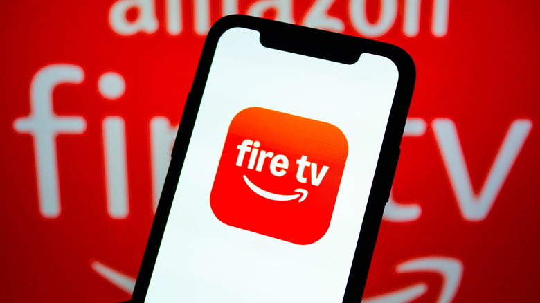 Fire TV app icon on a phone