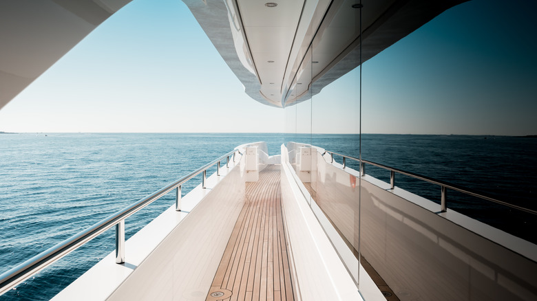 Superyacht deck