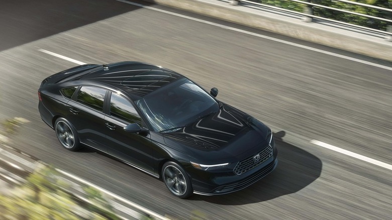 Overhead shot of a 2026 Honda Accord SE