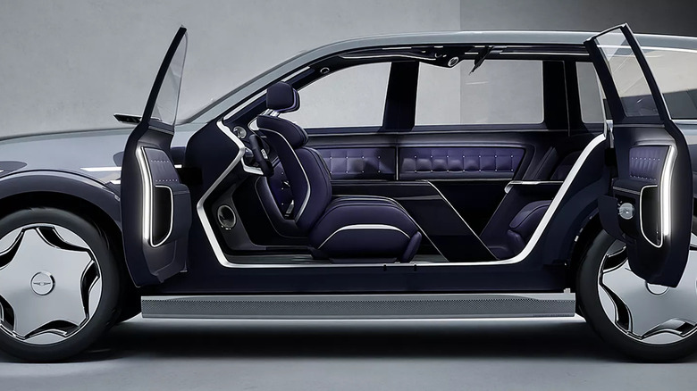 Genesis GV90 concept car seats