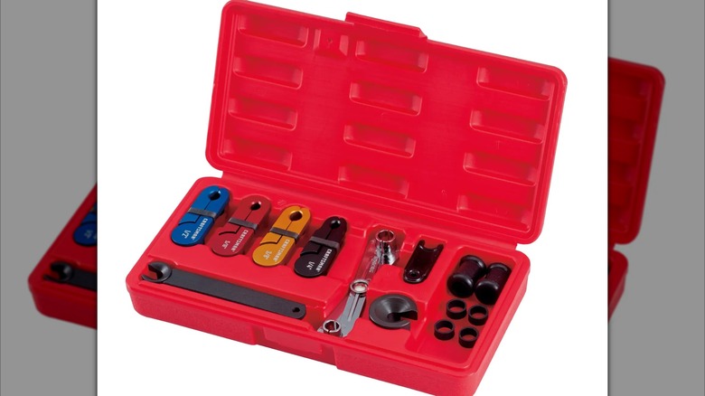 A stock image of a Craftsman A/C and fuel line disconnect kit.