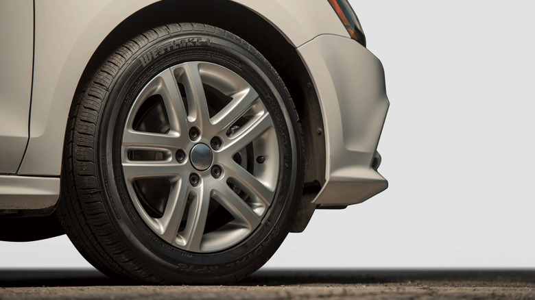 Westlake all-season touring tire on a car