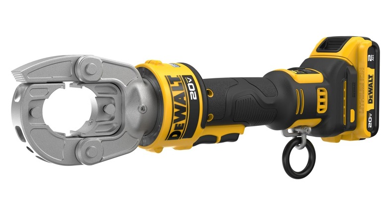 A stock image of a died DeWalt crimping tool.
