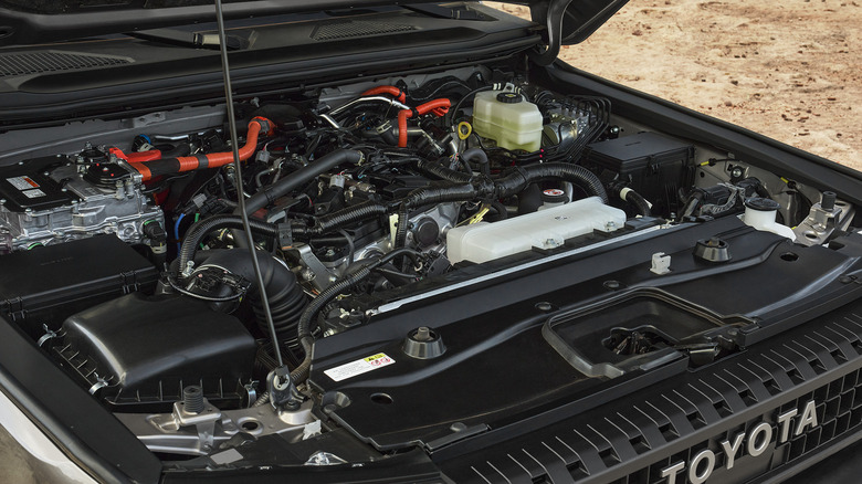 2026 Toyota Land Cruiser engine bay