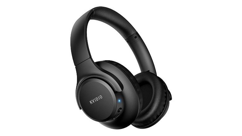 Black Kvidio headphones with LED light