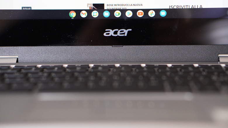 The logo on an Acer Chromebook