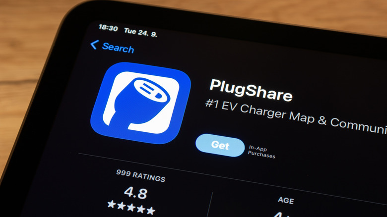 PlugShare app page in Apple App Store on iPhone