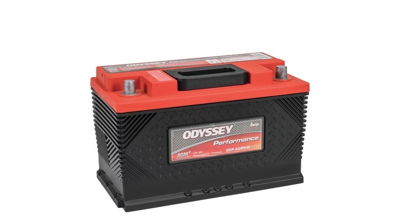 Picture showing Odyssey car battery