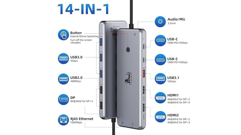 docking Station on White Background