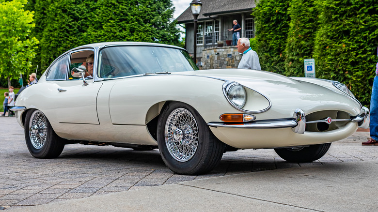 1964 Jaguar E-Type Series 1 at a car show