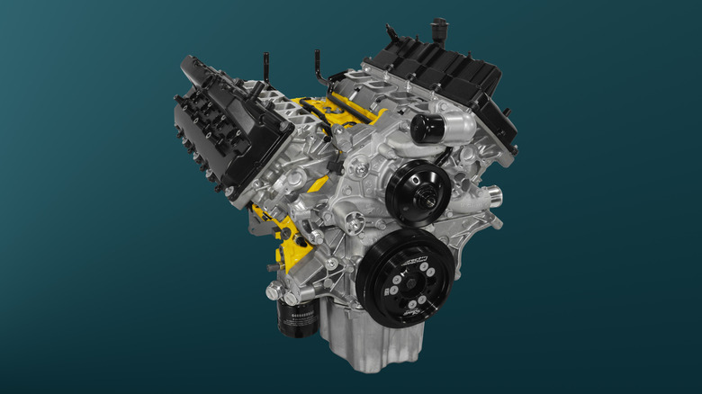 Hellephant C170 crate engine on dark blue background