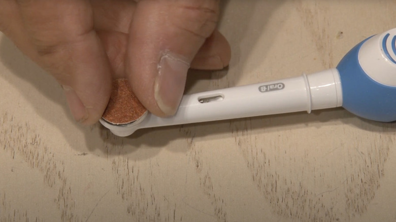 toothbrush as a power sander