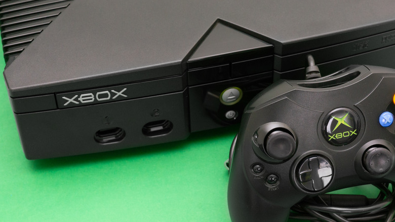 Original Xbox with controller