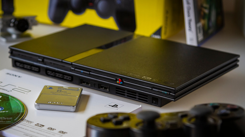 playstation 2 with memory card