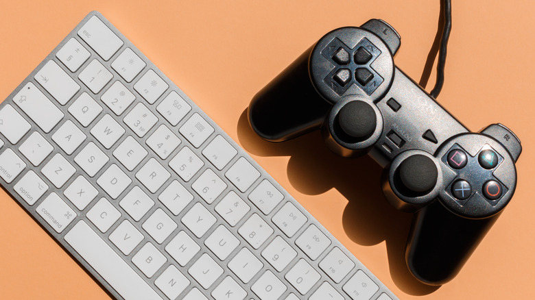 playstation controller with keyboard